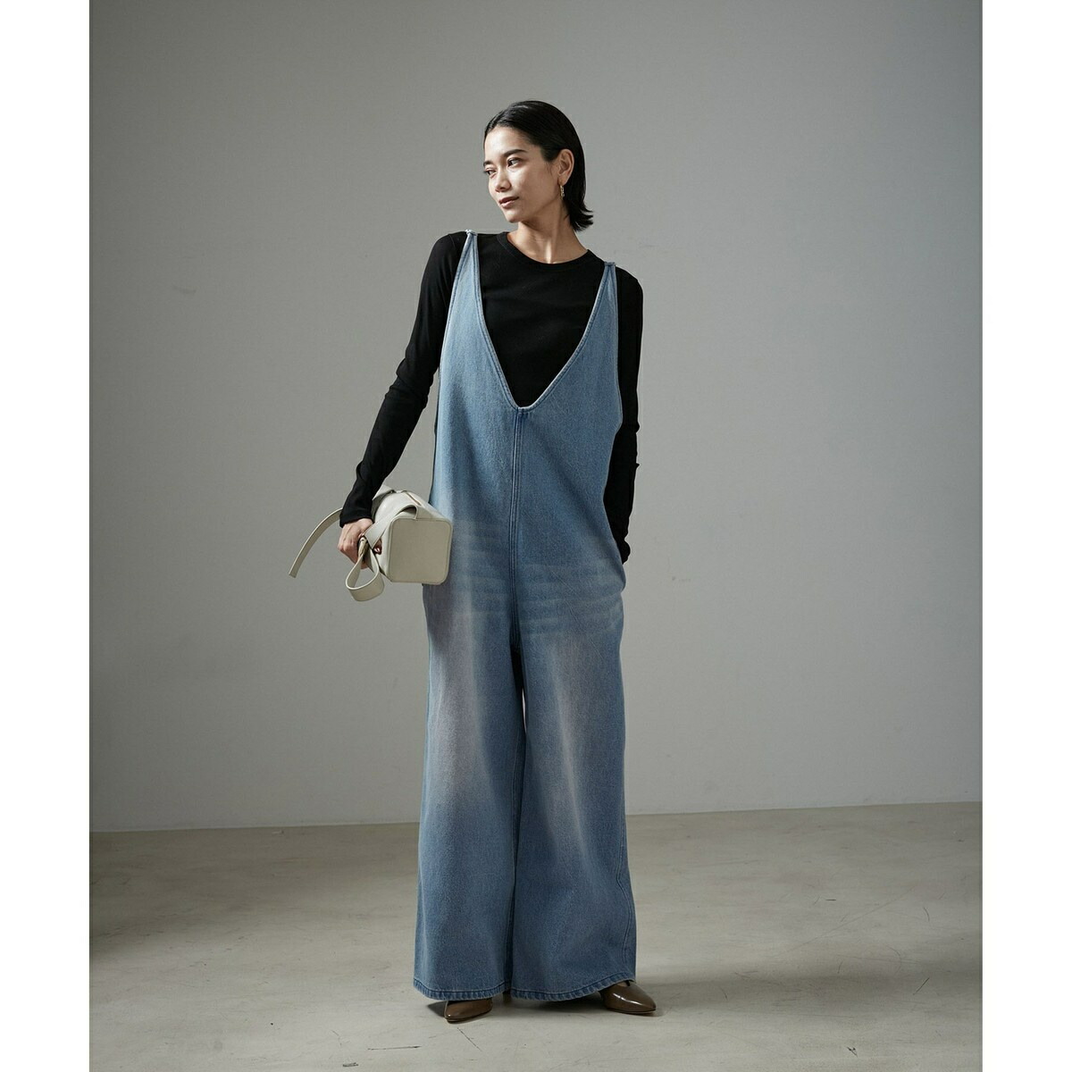 楽天市場】【WEB限定】デニムサロペット／サロン アダム エ ロペ