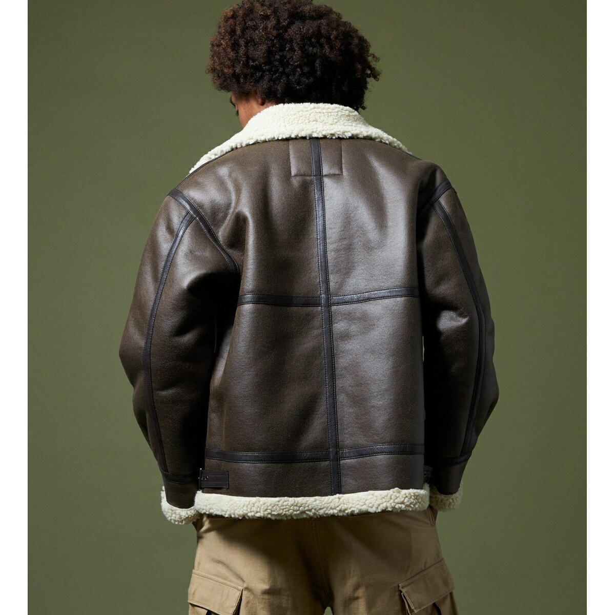 楽天市場】B-3 フェイクムートンジャケット／アルファ