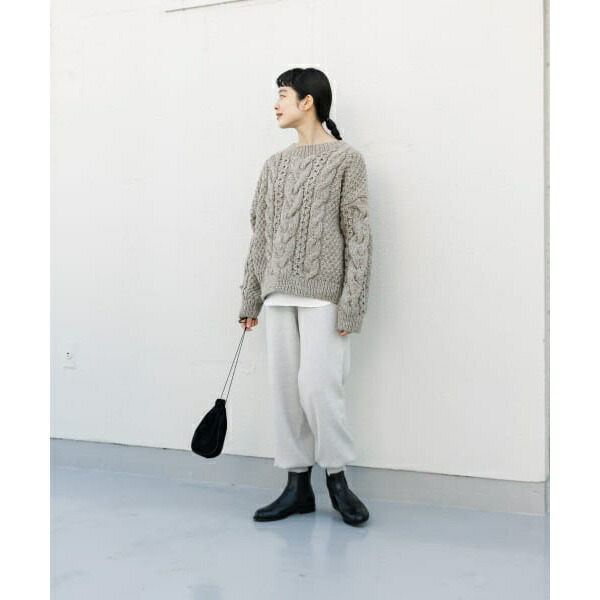 楽天市場】ペルーアランクルーネックニット／かぐれ（kagure） : 丸井