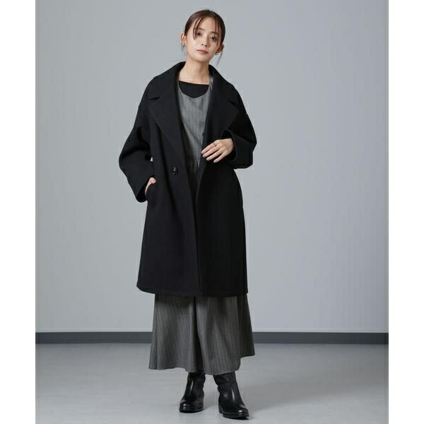 楽天市場】メルトンジャージーワイドチェスターコート 24AW／ナノ