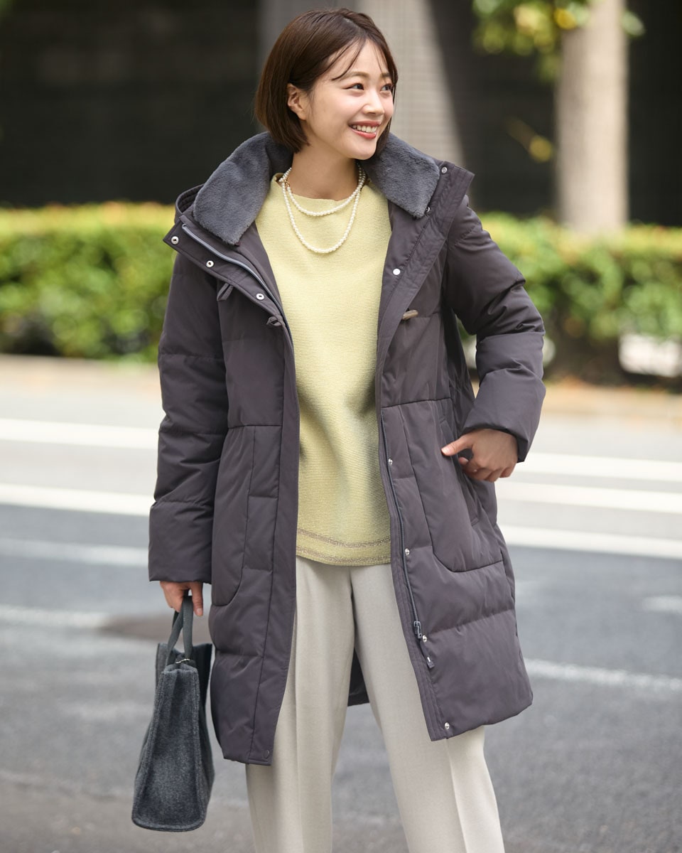 楽天市場】【大きいサイズ】ロングダウンコート／ゴールデンベア