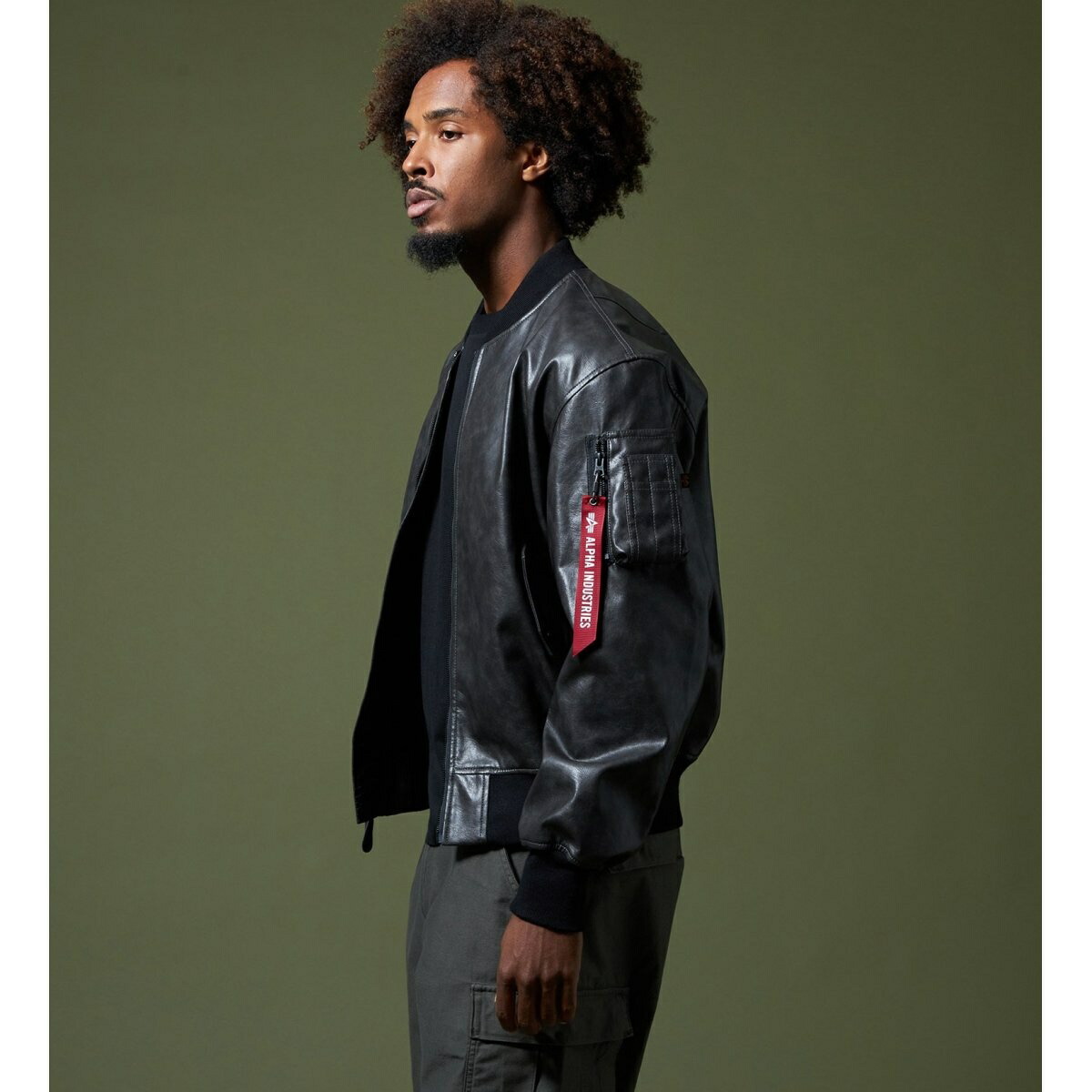 楽天市場】L-2B シンセティックレザージャケット／アルファ