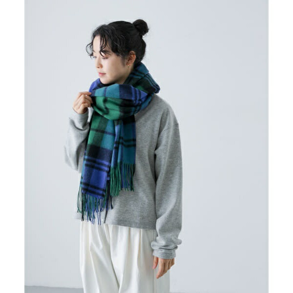 楽天市場】『一部別注カラー』TWEED MILL Lambswool Stole／かぐれ