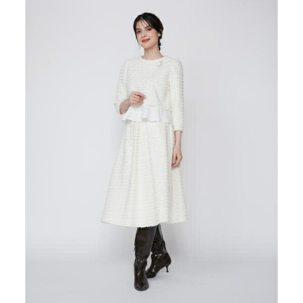 楽天市場】《M Maglie le cassetto》ラメスパンコールツイードブラウス