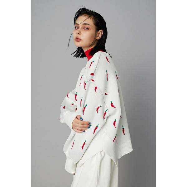 楽天市場】Chili pattern knit pullover／ヘリンドットサイ（HeRIN.CYE