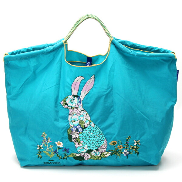 楽天市場】SUPER HAKKA×Ball＆Chain 花うさぎ刺繍トートバッグ(L