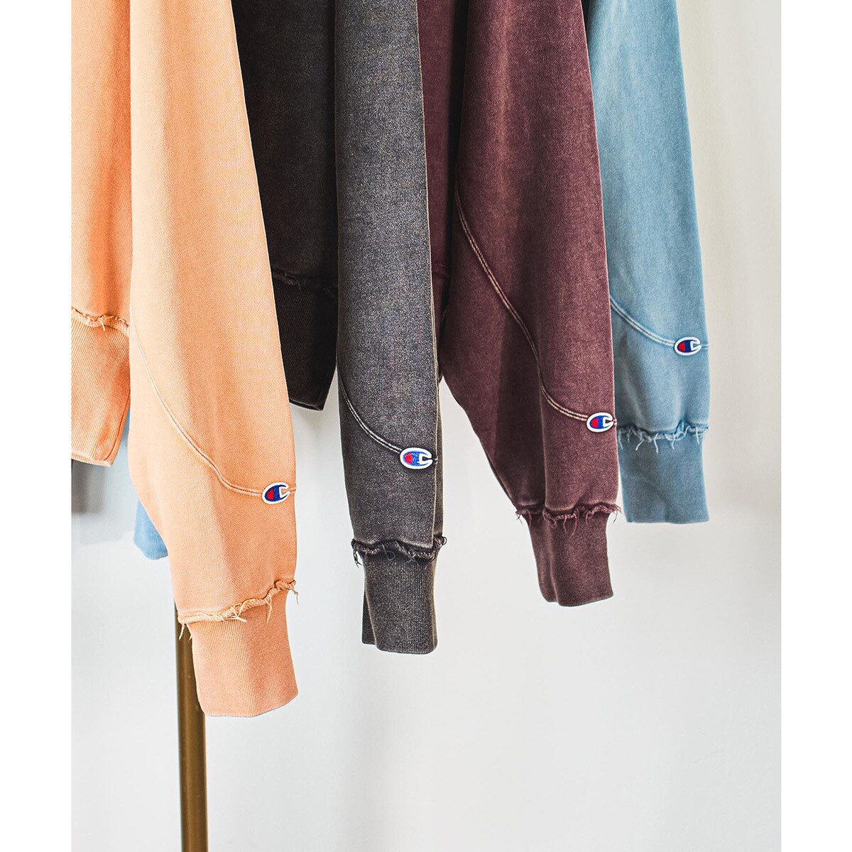 Champion別注】ROSE BUD×Champion HEAVY WASH SWEAT／ローズバッド