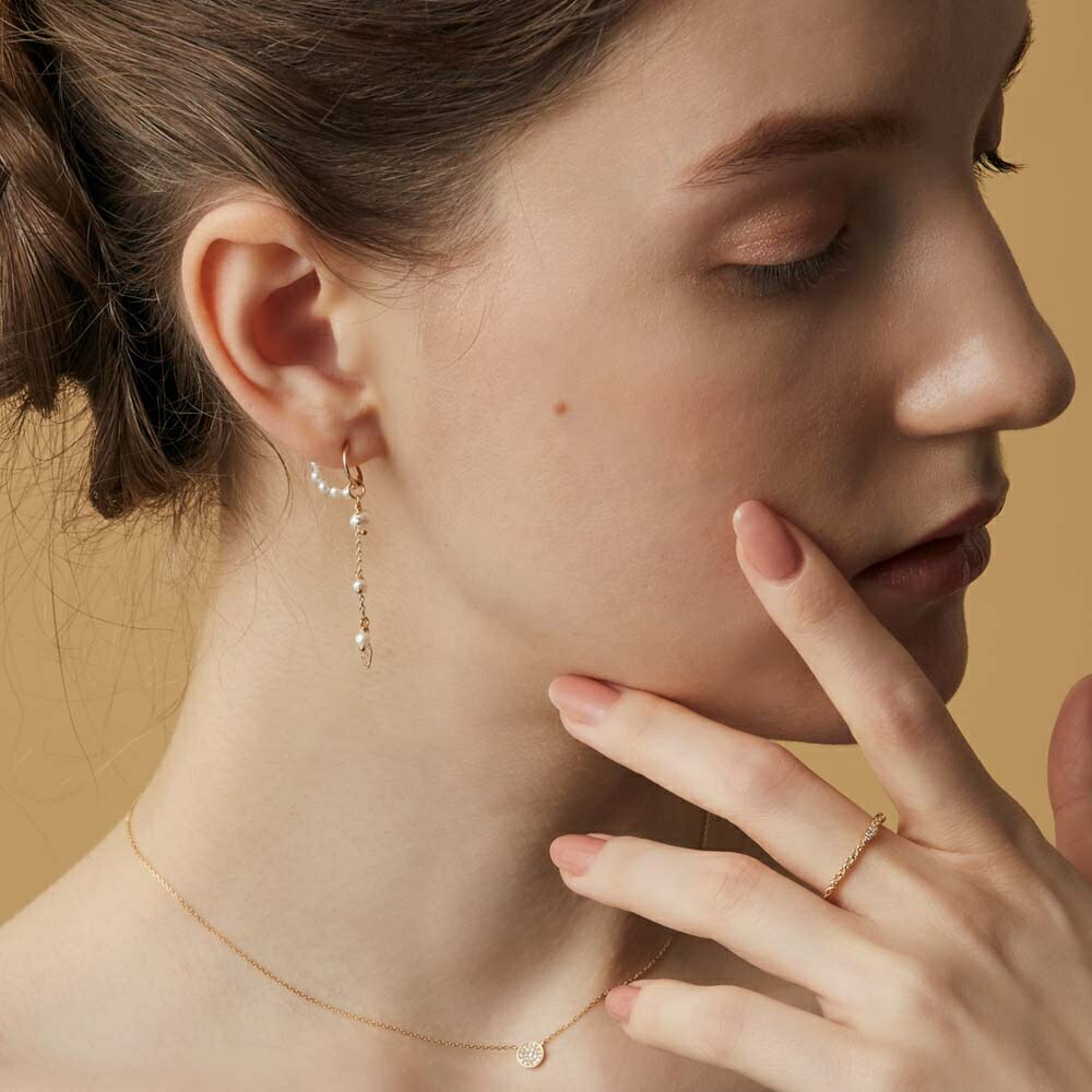 楽天市場】K10パールピアス／アガット（agete） : 丸井（マルイ）楽天