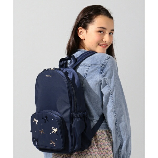 TOCCA BAMBINI キッズ リュック 女の子 紺 TOCCA BAMBINI キッズ