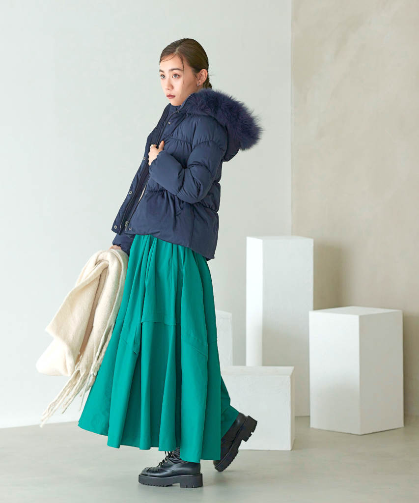 楽天市場】【S〜LL】フォックスファーシャーリングダウンジャケット