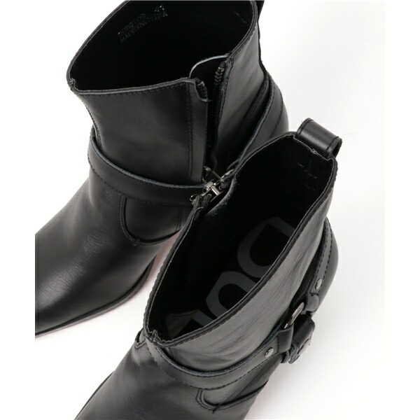 楽天市場】【ジギースムース】カウレザー リングベルトヒールブーツ