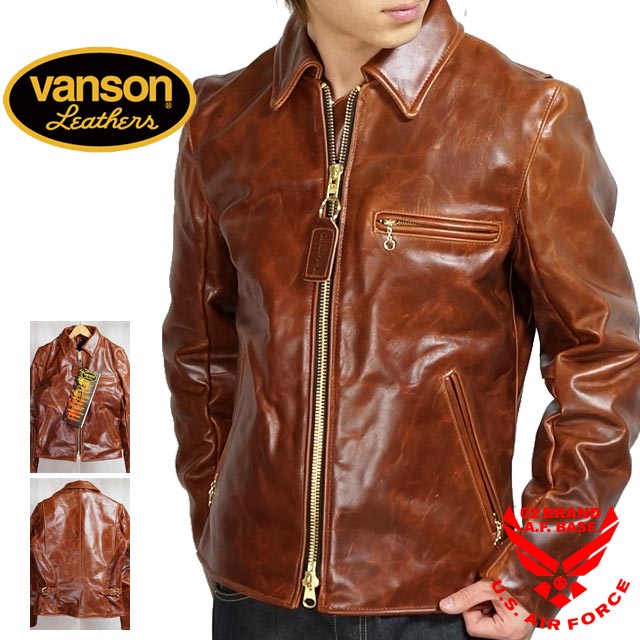 楽天市場】バンソン 9D オクタゴン レザーシングルライダース