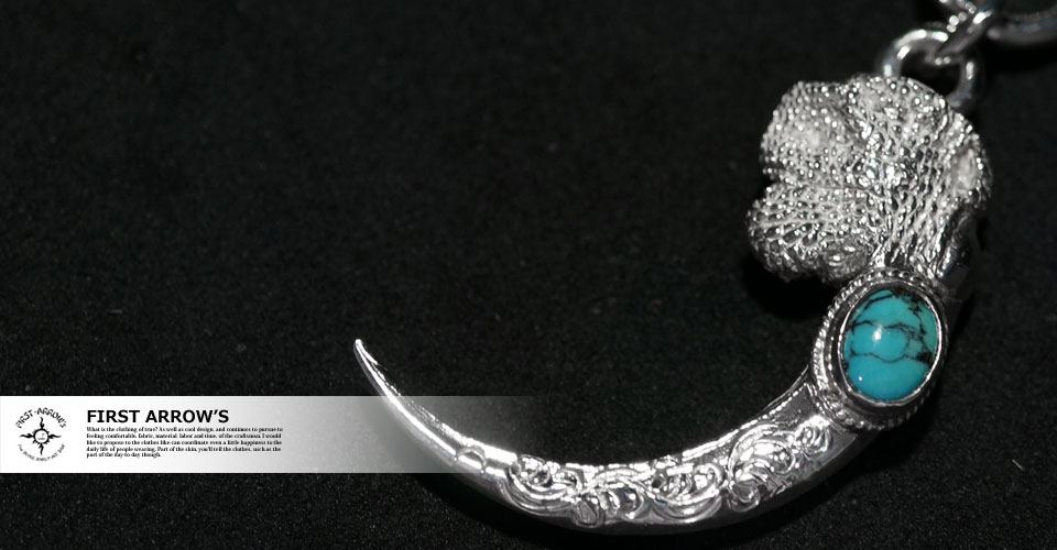 楽天市場】ポイント2倍!!ファーストアローズ ターコイズ付 カラ草彫り