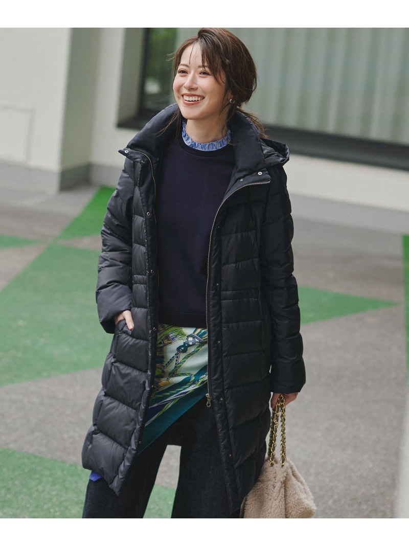 楽天市場】【VERY掲載/新色追加】シレータフタ ロング ダウンコート 23