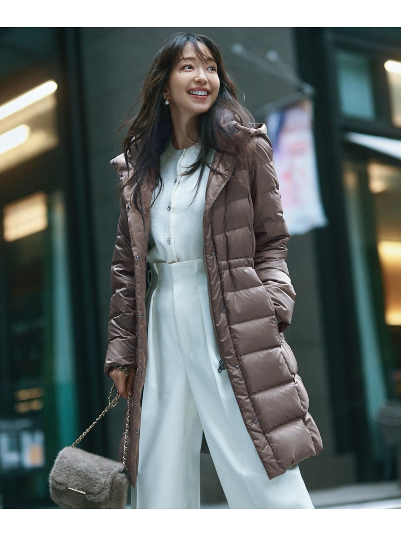 楽天市場】【VERY掲載/新色追加】シレータフタ ロング ダウンコート 23