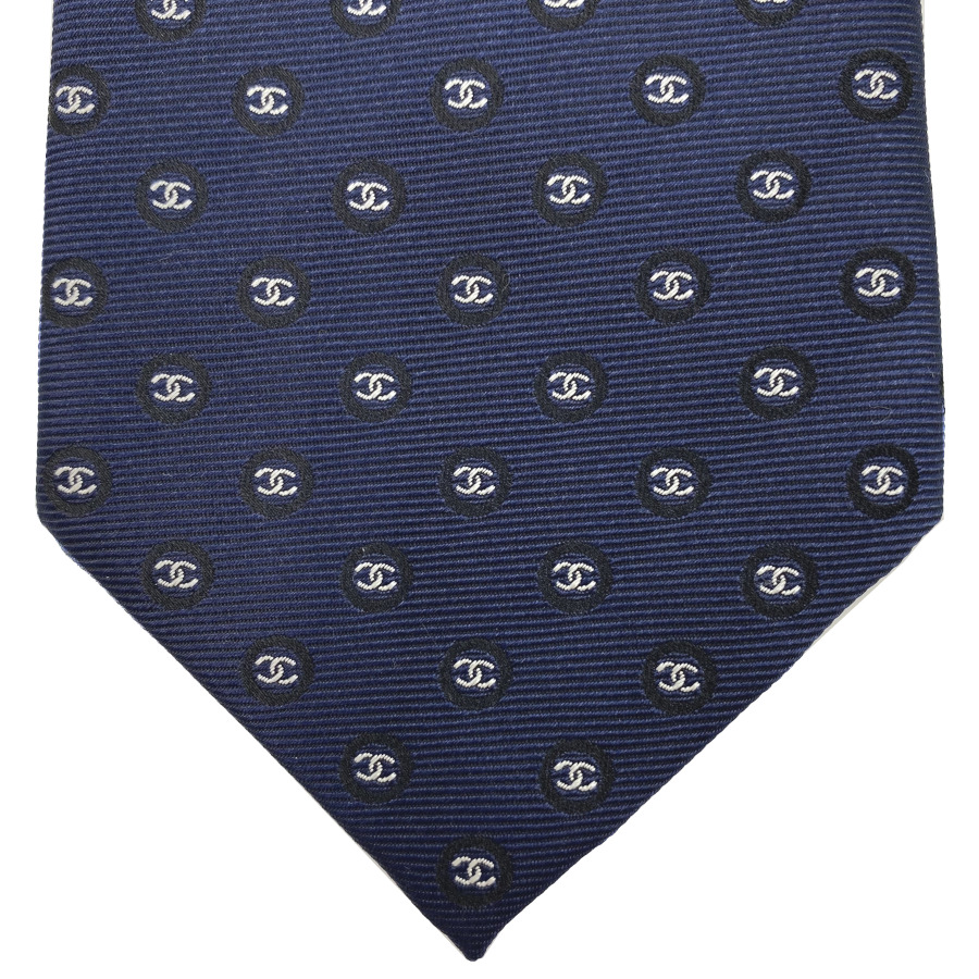 楽天市場】CHANEL シャネル ネクタイ シルクタイ ロゴ CCマーク ココ