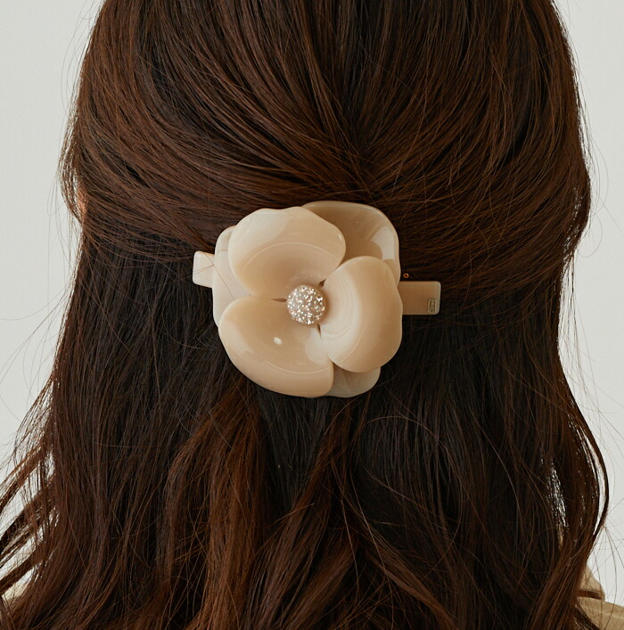 楽天市場】アレクサンドル ドゥ パリ バレッタ カメリアバレッタ 8cm