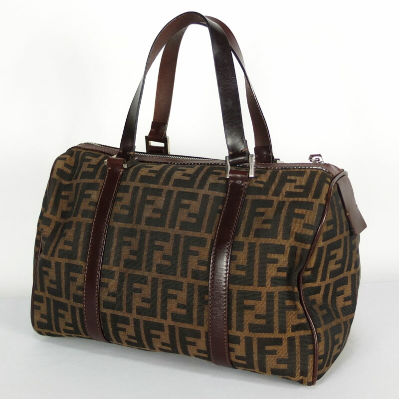 楽天市場】フェンディ FENDI ズッカ柄 ミニボストンバッグ 16327