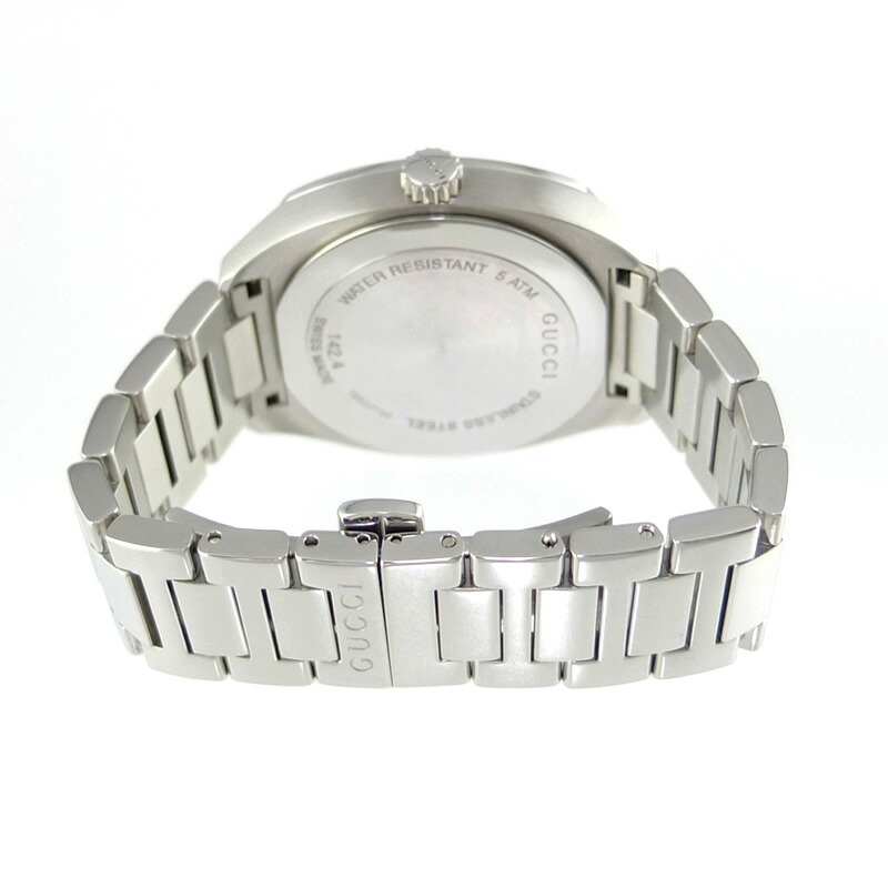 楽天市場】グッチ GUCCI YA142404 クォーツ 12Pダイヤ ブラック文字盤