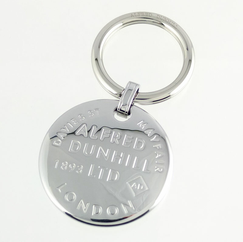 楽天市場】ダンヒル dunhill キーリング キーホルダー シルバー メタル