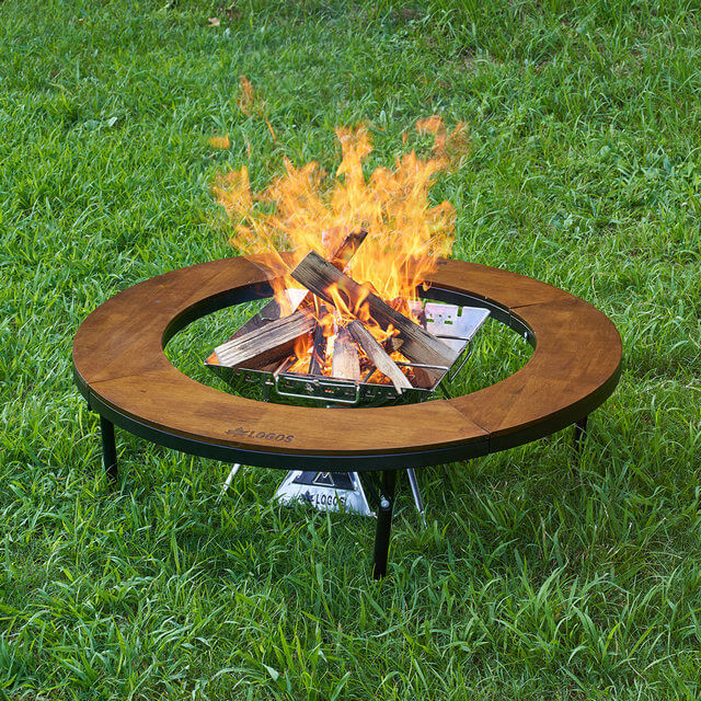 楽天市場】LOGOS/ロゴス アイアンウッド囲炉裏サークルテーブルL 丸型