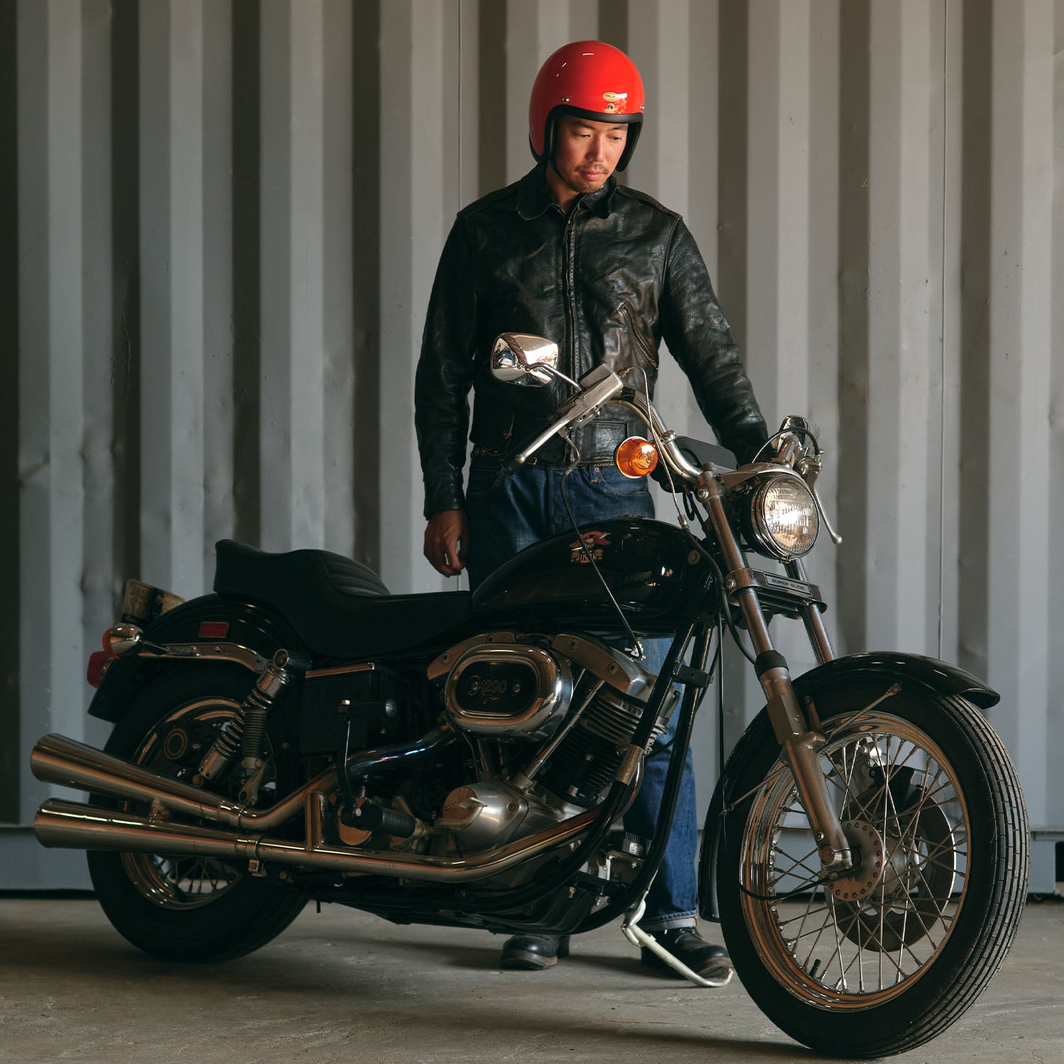 TT&CO. NEW MODEL 500-TX STANDARD ORANGE 3/4 OPEN FACE MOTORCYCLE