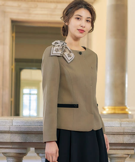 MARY QUANT】全2色・ジャケット（ストレッチ・ホームウォッシャブル