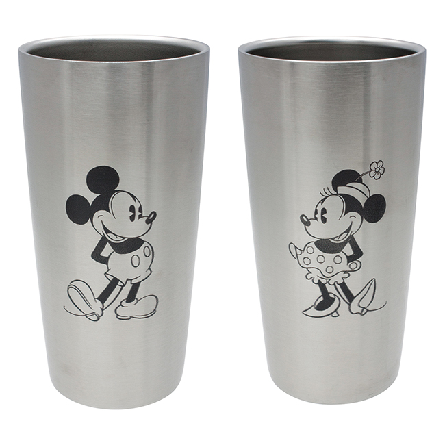 ディズニー WD ステンレス真空タンブラーセットS2（ミッキー＆ミニー