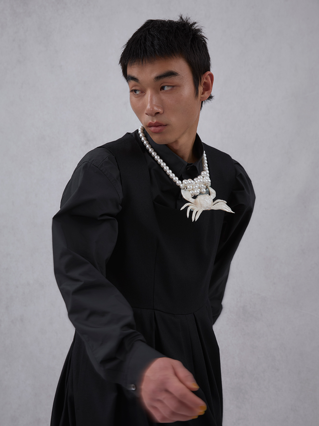 門倉太久斗/22世紀ジェダイ wool midi dress / TXA-TENGA by Artist-