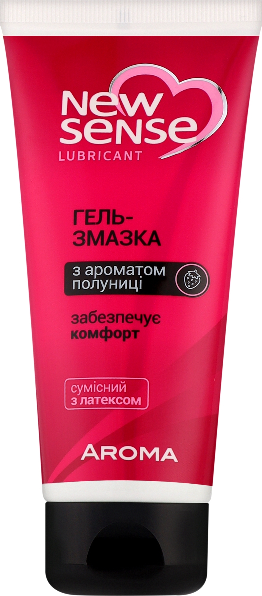 Гель-смазка с ароматом клубники (лубрикант) - Біокон New Sense