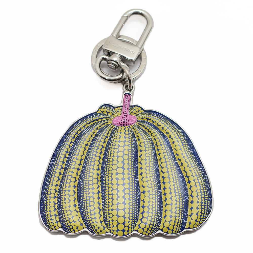 天白】【LOUIS VUITTON】ルイヴィトン LV YK キーホルダー パンプキン