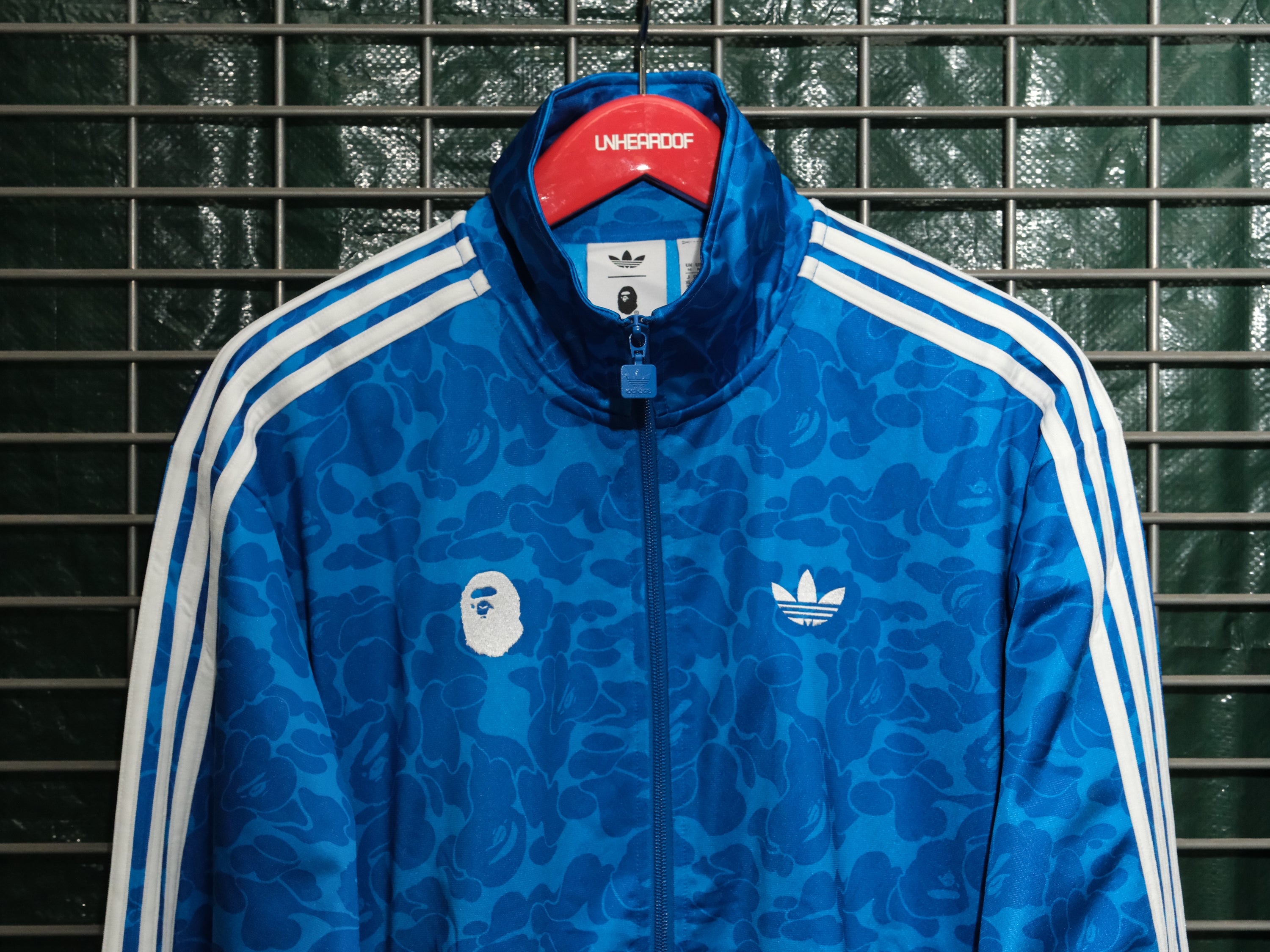 Adidas X Bape Firebird Track Top BLUE – Unheardof Brand