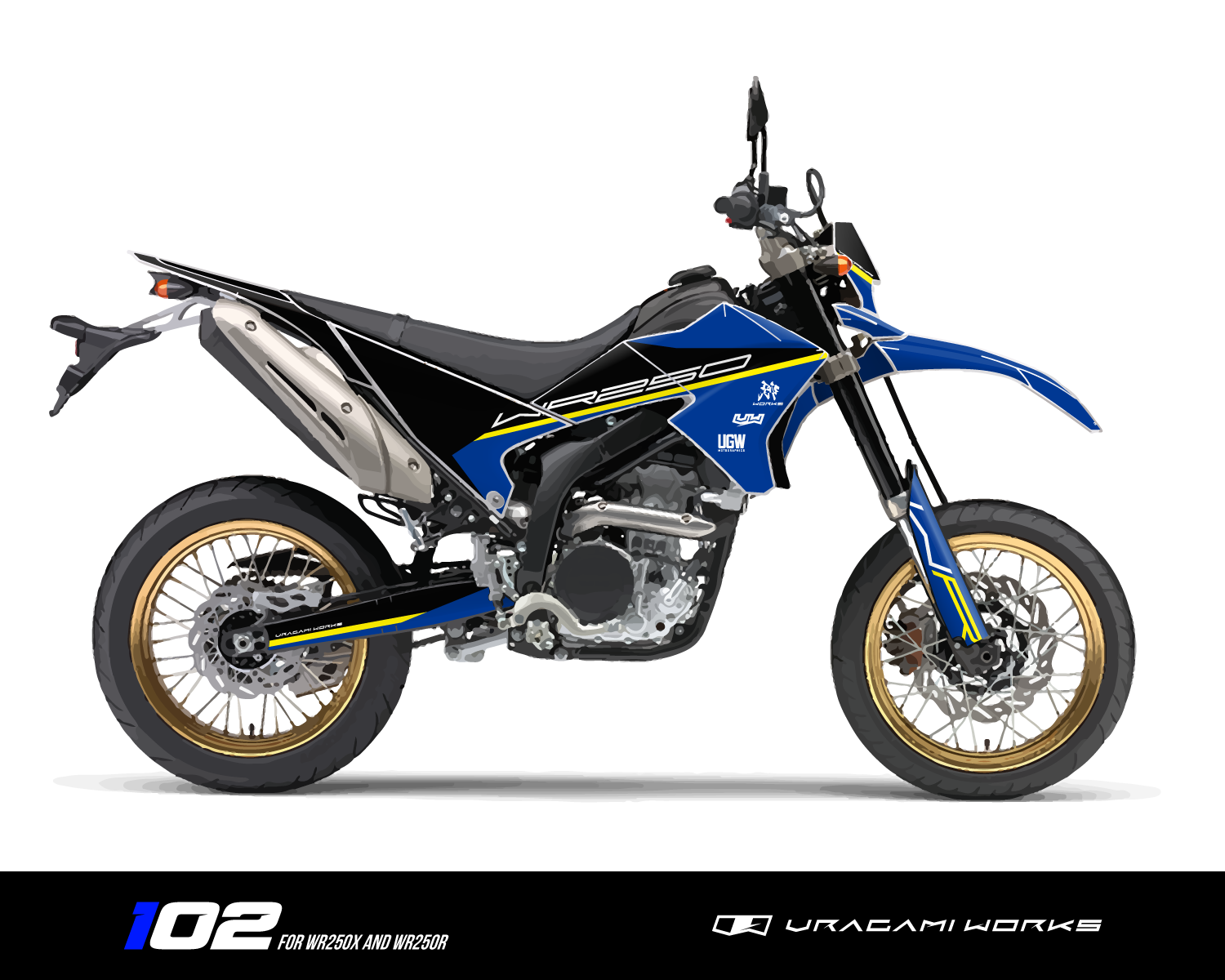 Yamaha WR250X (07-17) – バイクデカールのウラガミワークス