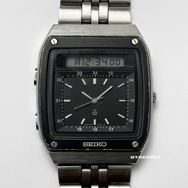 [レア] SEIKO ハイブリッド H357-5010 アナデジ腕時計 SEIKO HYBRID H357-5010<BR>-BOND WATCH- | UTDESIGN