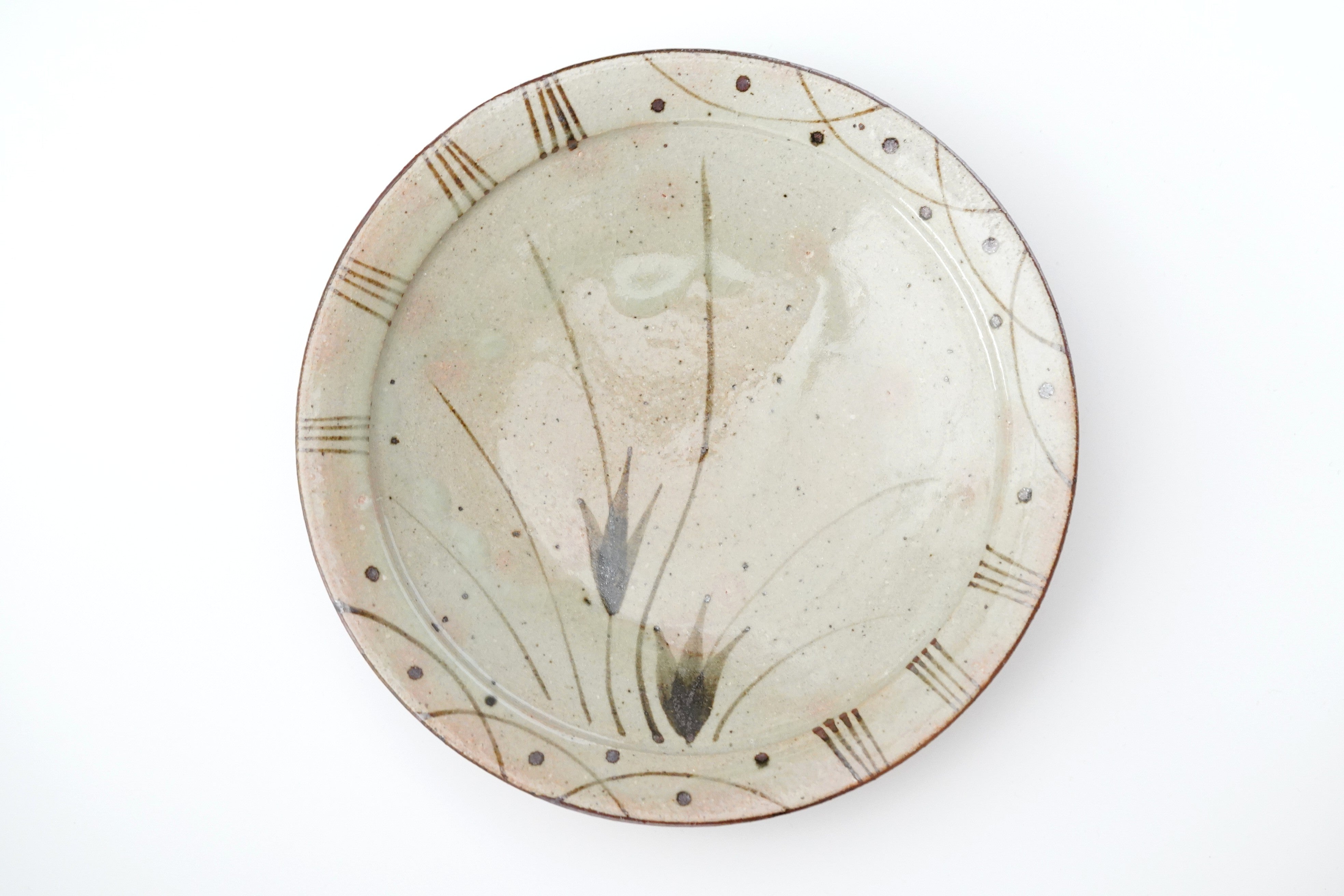 岡本作礼】絵唐津皿 – うつわ御結