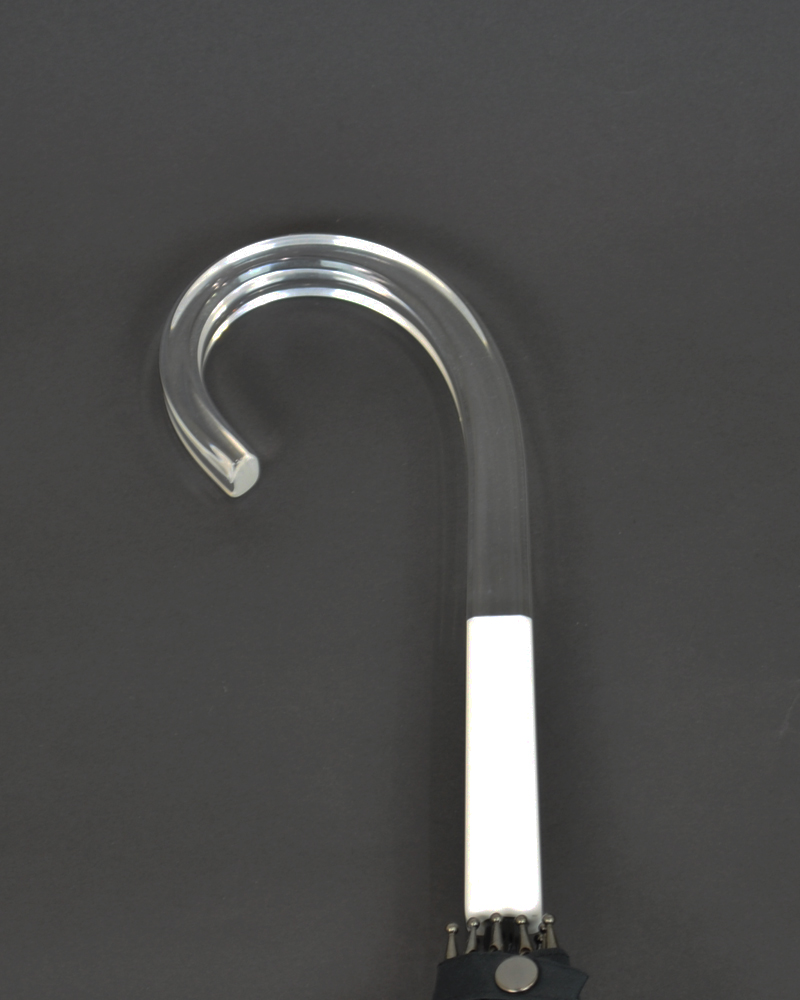 Lサイズ / 白黒ストライプ | 完全遮光日傘｜サンバリア100