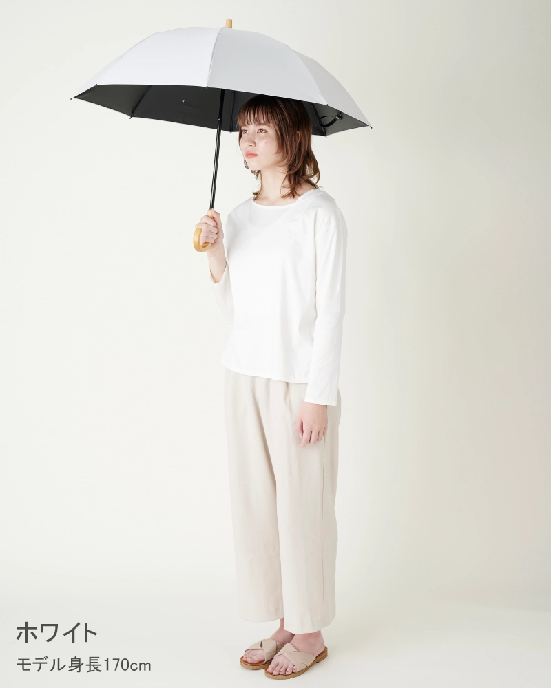 2段折 / 無地 | 完全遮光日傘｜サンバリア100