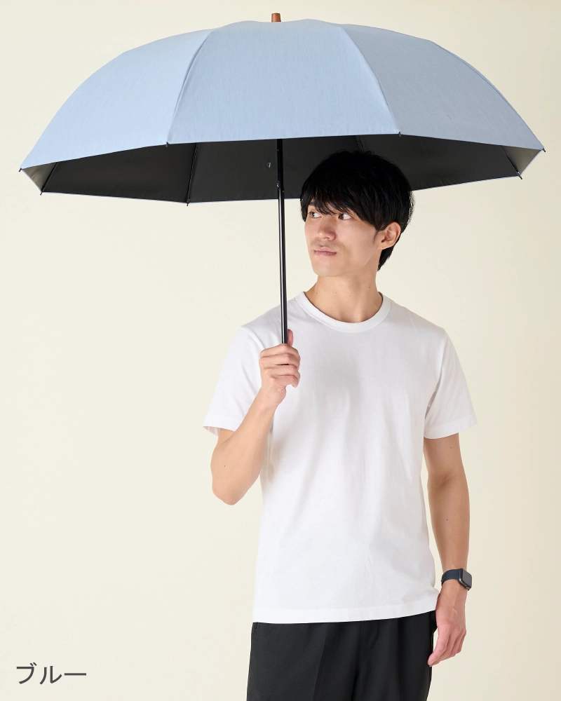 2段折 大判 / フロスト | 完全遮光日傘｜サンバリア100
