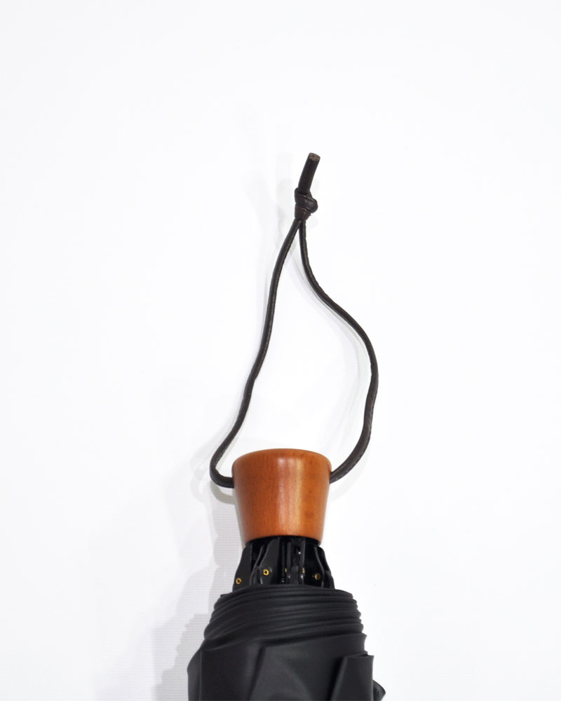 3段折 / 白黒ストライプ | 完全遮光日傘｜サンバリア100