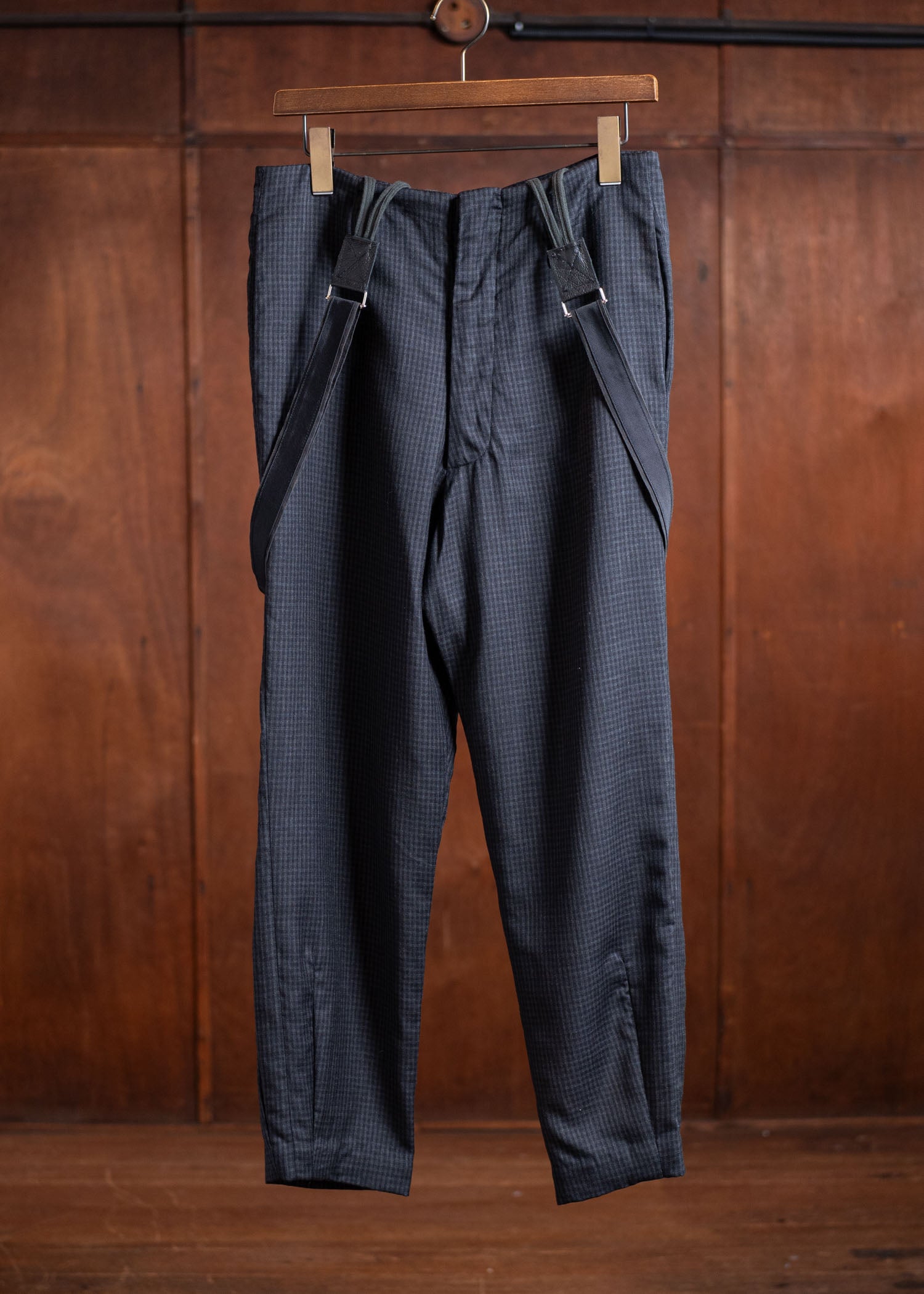 Geoffrey B. Small Tasmanian Wool Pants with suspenders – VISION OF
