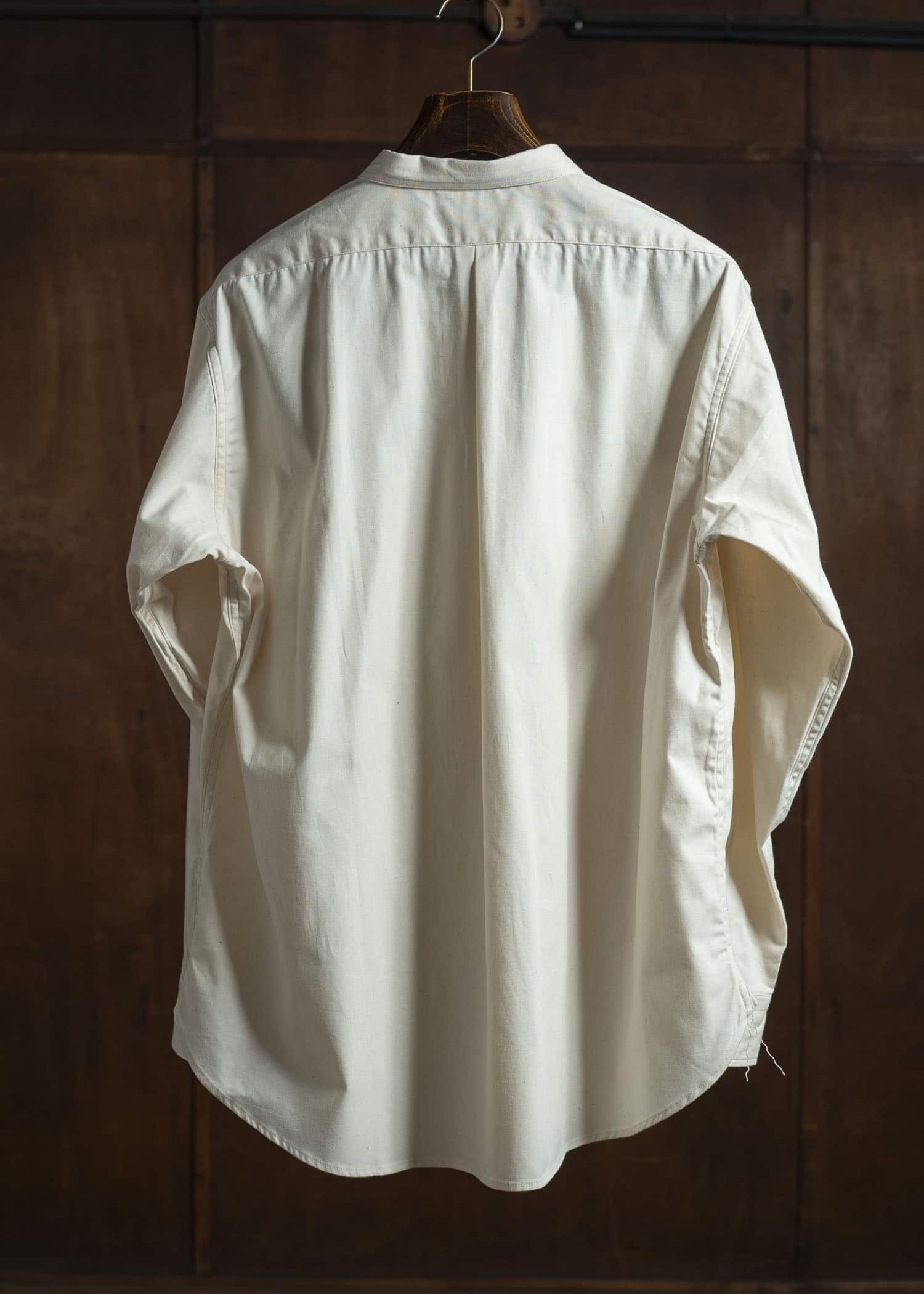 Taiga Takahashi Lot.106 Narrow Collar Shirt IVORY – VISION OF FASHION