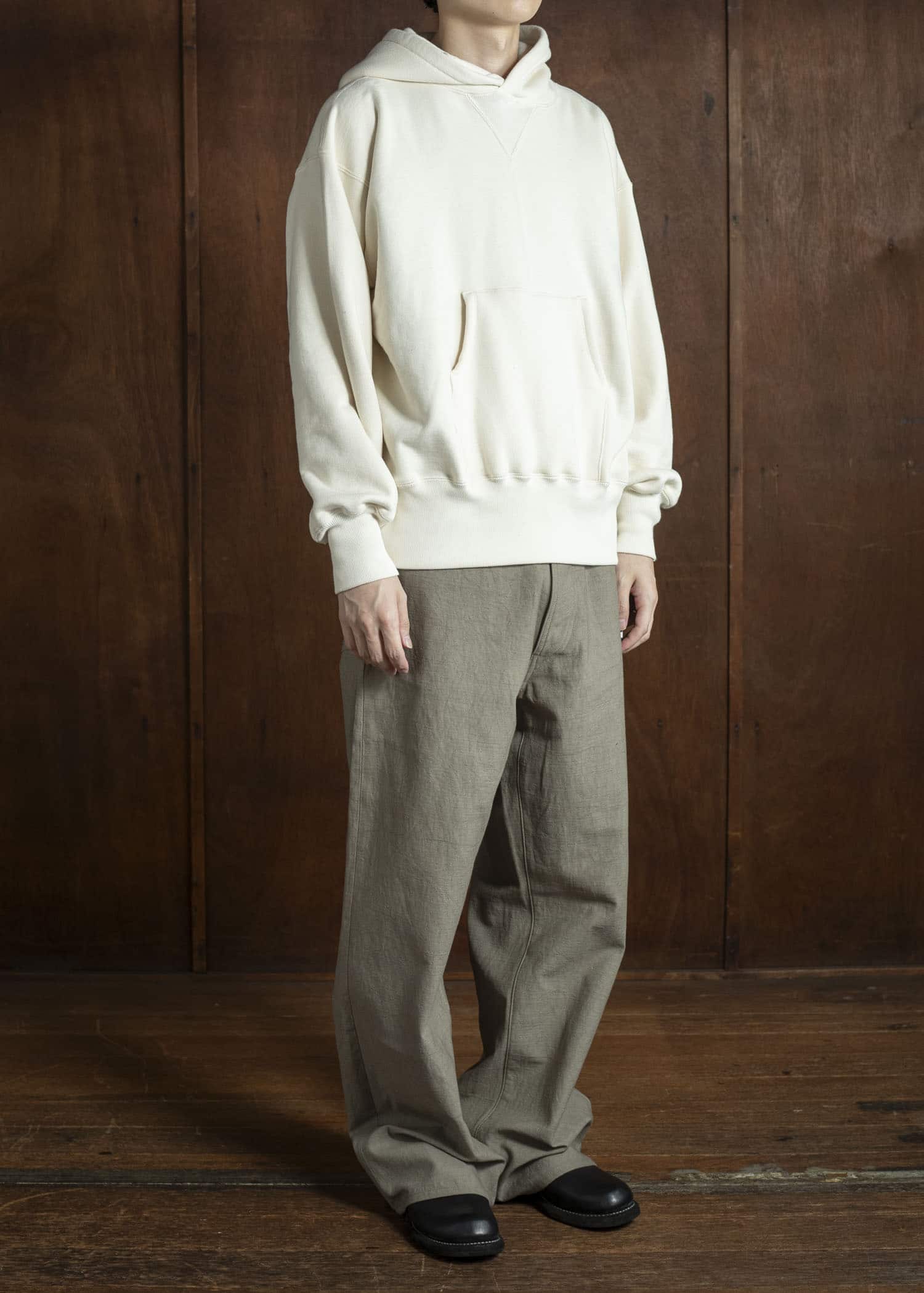 Taiga Takahashi Lot.606 Hooded Sweat Shirt IVORY – VISION OF FASHION