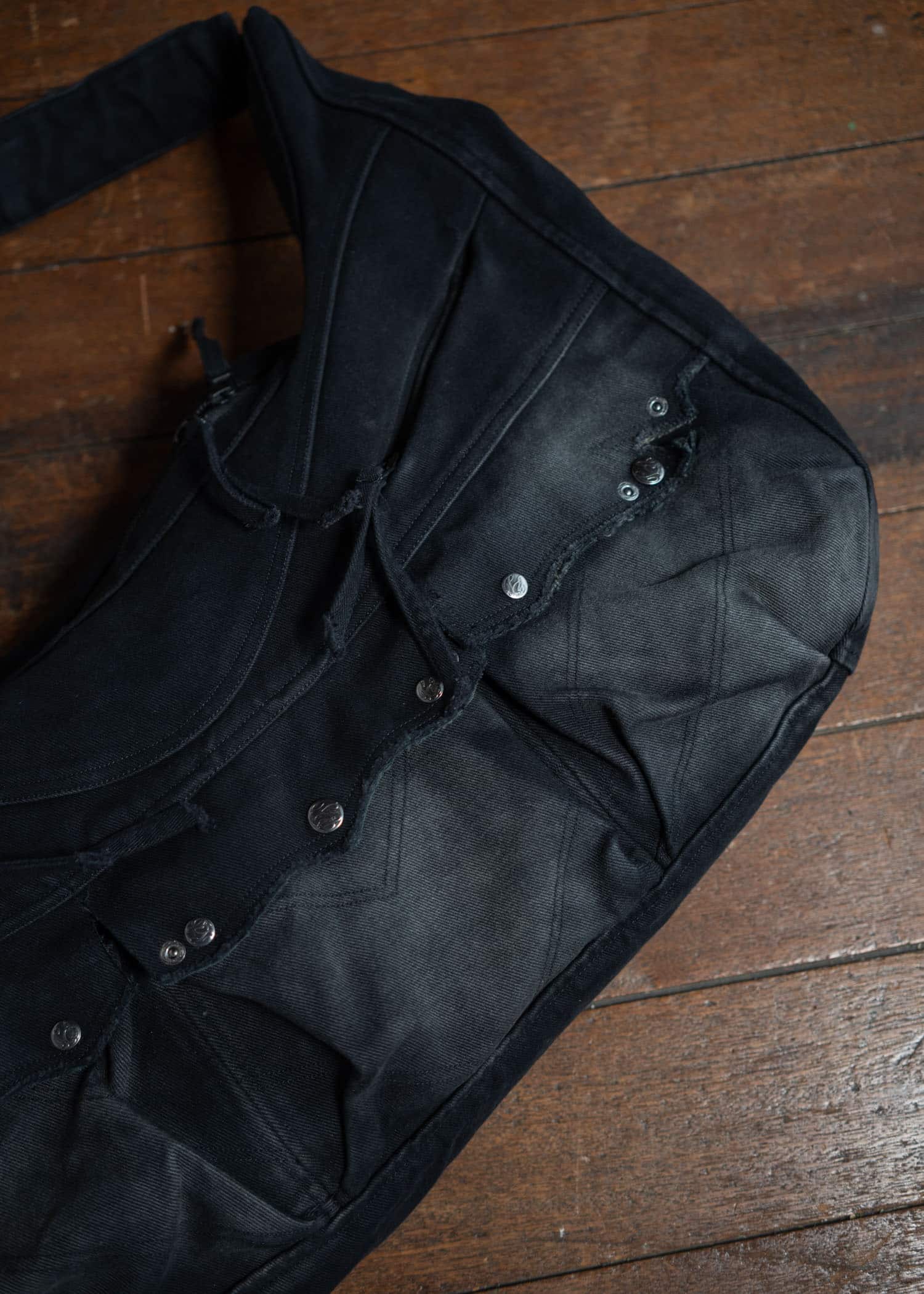 Professor.E Parachute Bag Washed Black 24FW-PE-ACC-04 – VISION OF