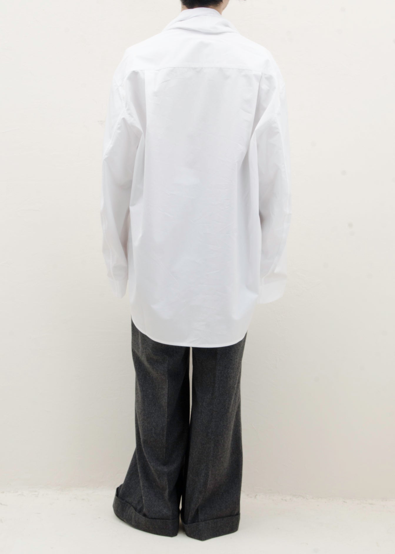 ヘドメイナー 2021aw スカーフシャツ HED MAYNER SCARF COLLAR SHIRT