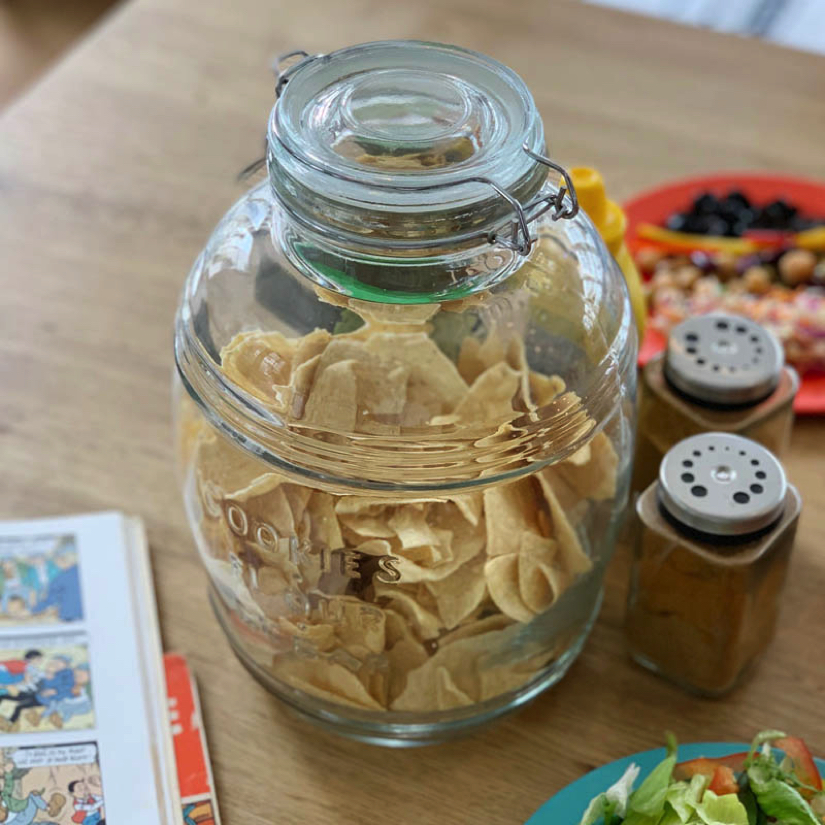 ダルトン DULTON 保存容器 フタ付き 密封 ガラスキャニスター