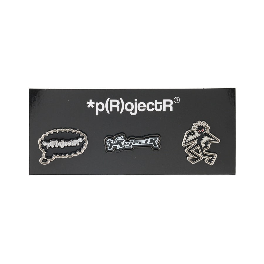 Logo Character Pins Set | *p(R)ojectR® | VERTICAL GARAGE OFFICIAL