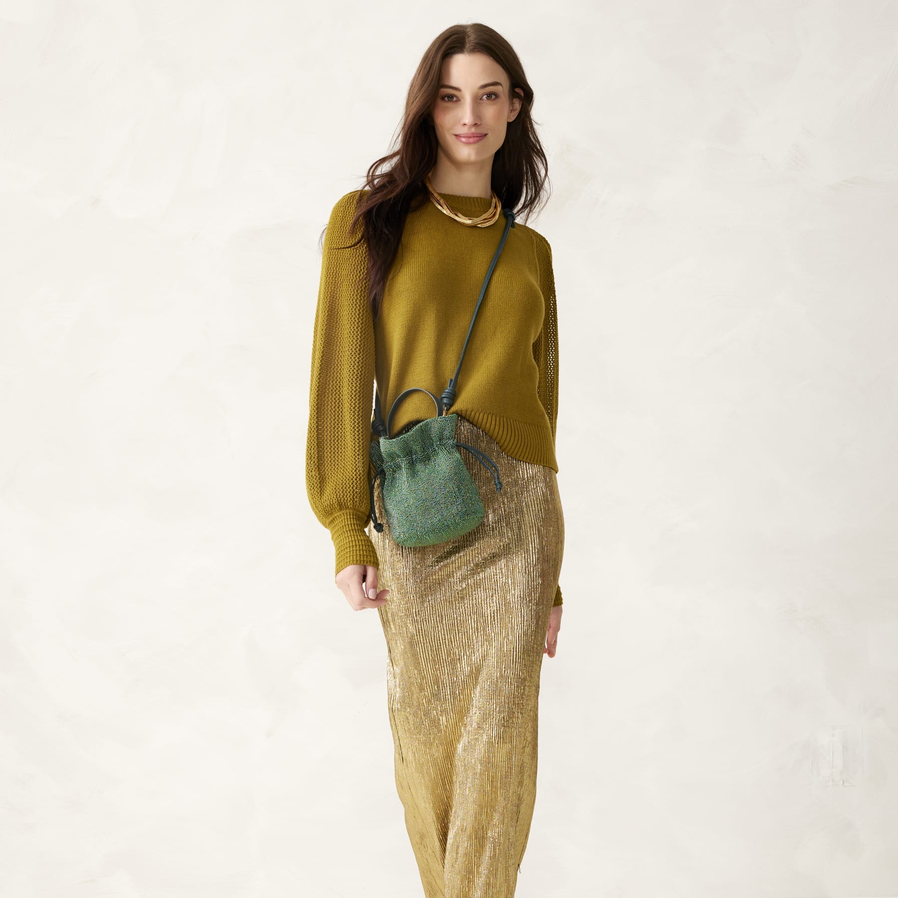 Wicked Tilden Drawstring Crossbody - Beaded | Vera Bradley