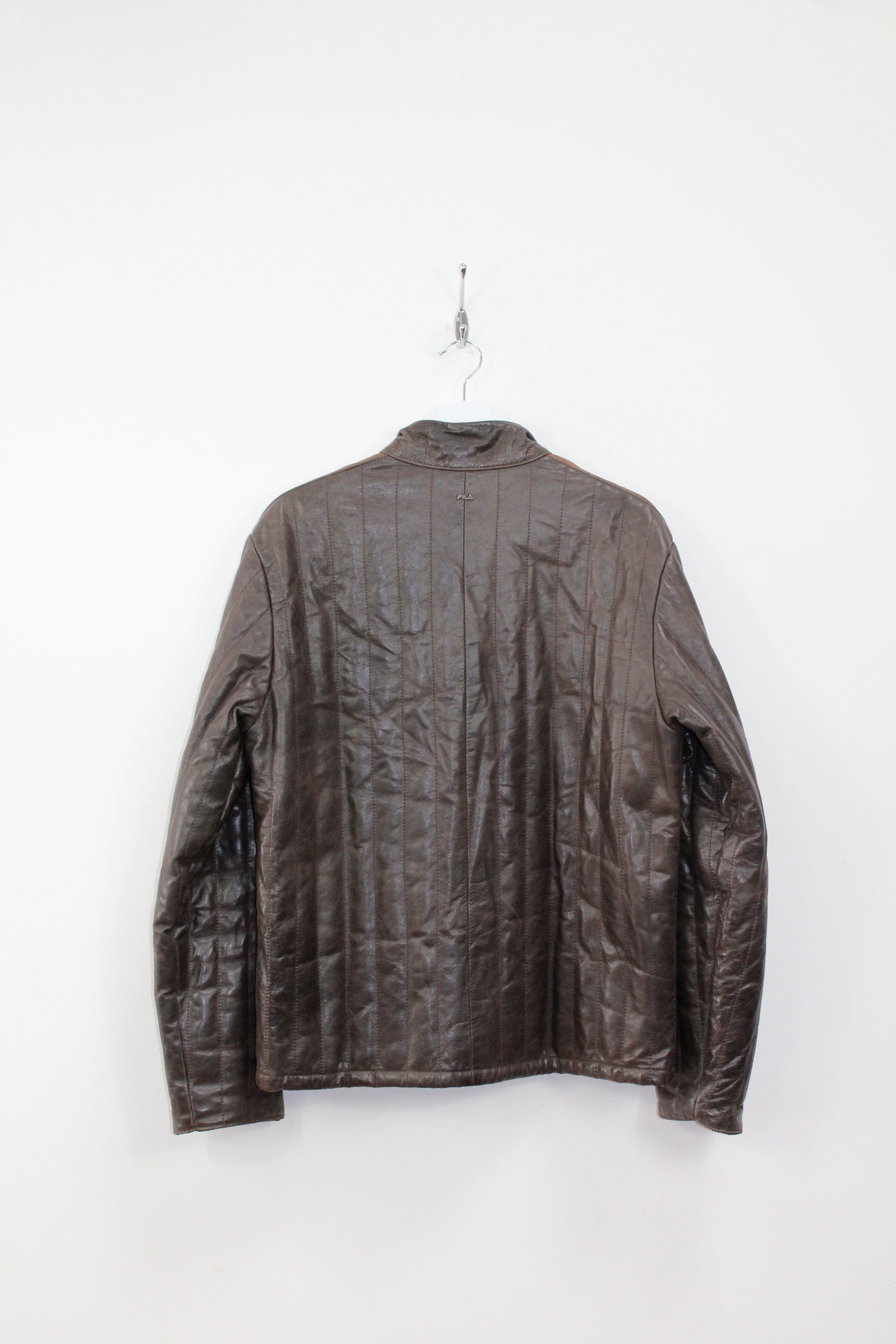 FILA x FERRARI 90'S VINTAGE LEATHER JACKET MEDIUM – Vintage80scasuals