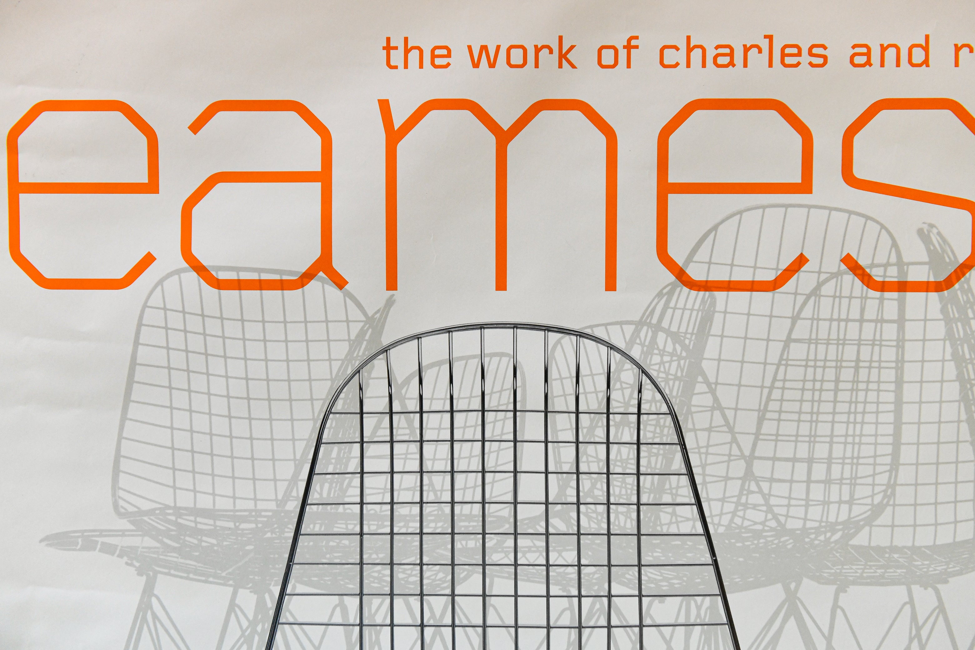 限定ポスター】イームズ展《A Legacy of Invention》｜1999年