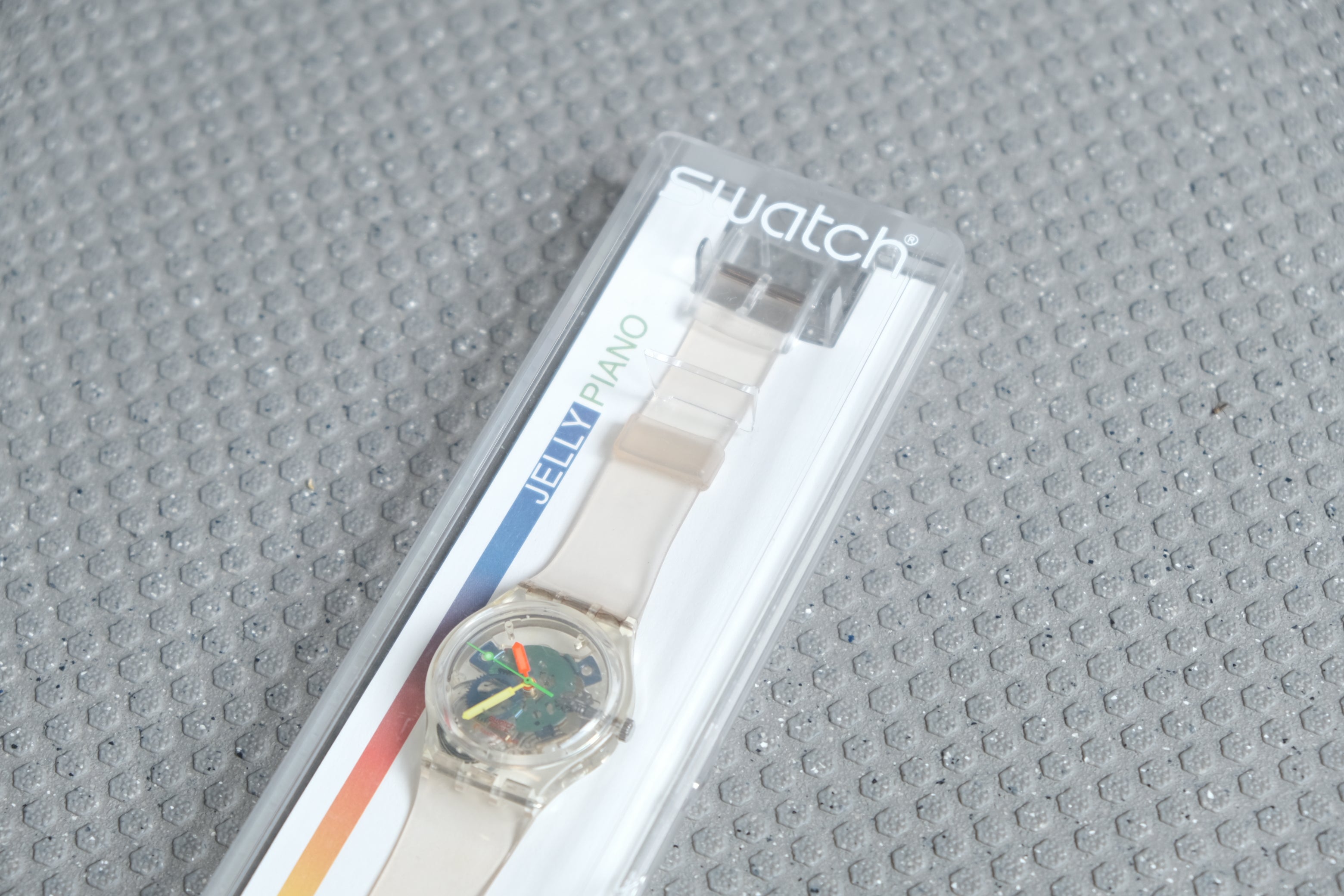 Swatch JELLY PIANO GZ159｜レンゾ・ピアノ 1999｜スケルトン クリア